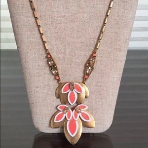 Stella & Dot Hibiscus pendant